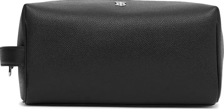 Сумка Burberry Monogram Motif Leather Travel Pouch Black, черный