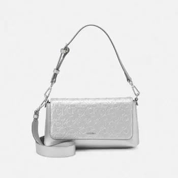 Сумка Calvin Klein Must Shoulder, серебристый