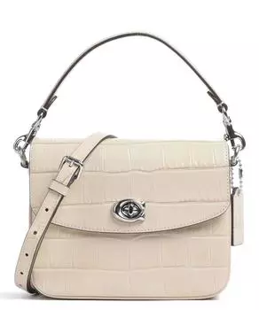 Сумка Cassie 19 из тисненой кожи Coach, белый
