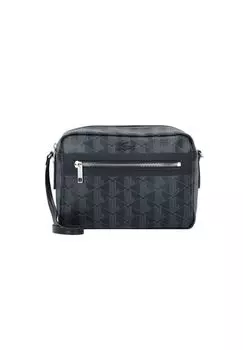 Сумка через плечо 21,5 см LACOSTE, цвет Monogram Noir Gris