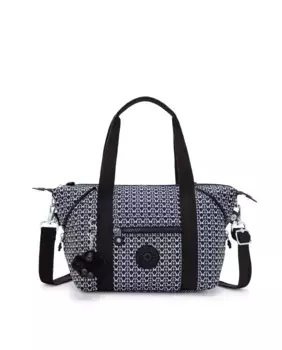 Сумка через плечо Art Mini Small Multi-Position с черным принтом Kipling, черный