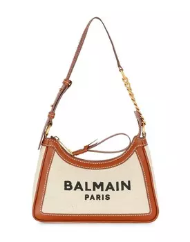 Сумка через плечо Balmain, бежевый