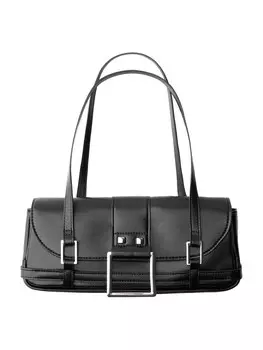 Сумка через плечо Bershka Shoulder, черный