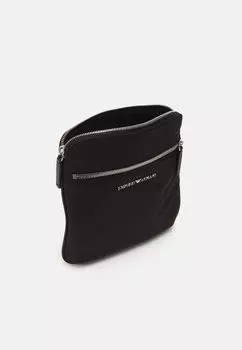 Сумка через плечо BORSA PIATTINA Emporio Armani, черный