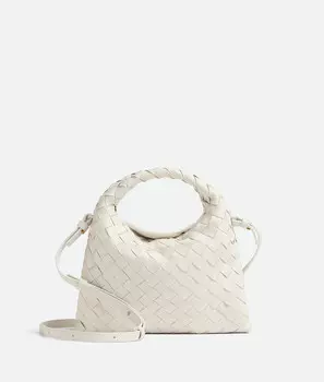 Сумка через плечо Bottega Veneta, белый