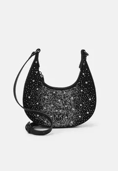 Сумка через плечо BRIOCHE HOBO MINI Pinko, черный