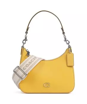 Сумка через плечо capsule из зерненой кожи Coach, желтый