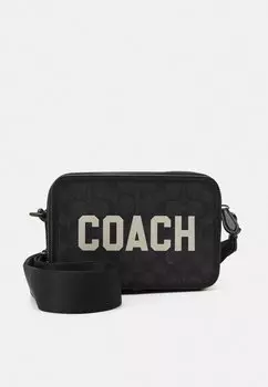 Сумка через плечо CHARTER CROSSBODY IN SIGNATURE WITH GRAPHIC SET UNISEX Coach, цвет charcoal multi