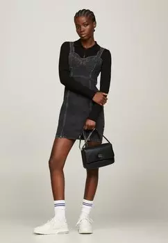 Сумка через плечо CITY GIRL FLAP CROSSOVER Tommy Jeans, черный