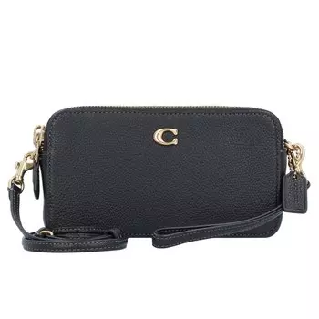 Сумка через плечо COACH, черный