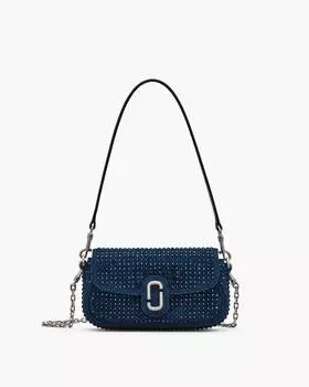 Сумка через плечо Crystal Denim Clover Marc Jacobs, цвет Dark Wash Crystal