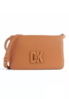 Сумка через плечо DKNY, коричневый