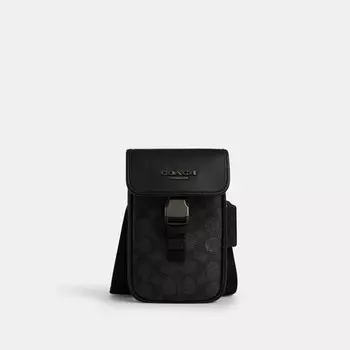 Сумка через плечо для телефона Racer COACH, цвет gunmetal/charcoal/black
