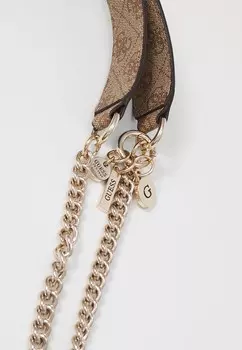 Сумка через плечо ECO ERICA FLAP Guess, бежевый