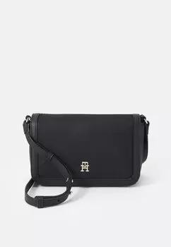 Сумка через плечо ESSENTIAL FLAP CROSSOVER Tommy Hilfiger, черный