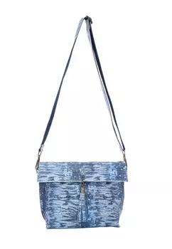 Сумка через плечо faina Shoulder Bag, цвет marine blue/sky blue