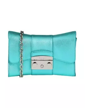 Сумка через плечо Furla, бирюзовый