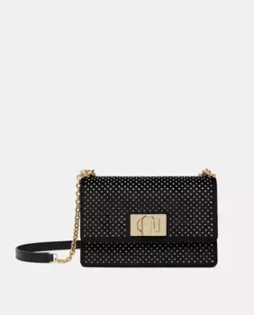 Сумка через плечо Furla, черный