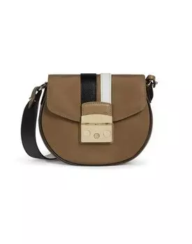 Сумка через плечо FURLA, хаки