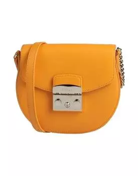 Сумка через плечо FURLA, охра