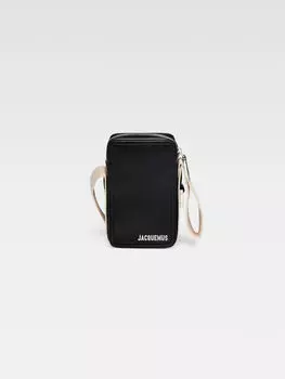 Сумка через плечо Grosgrain JACQUEMUS The vertical Cuerda, черный