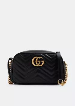 Сумка через плечо Gucci GG Marmont Matelass, черный