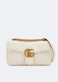 Сумка через плечо Gucci GG Marmont Small, белый