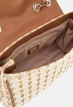 Сумка через плечо Guess, бежевыйовый