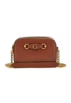 Сумка через плечо Guess, коричневая