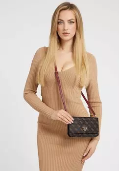 Сумка через плечо Guess, коричневый