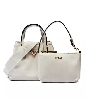 Сумка через плечо Guess + marsupio LATONA MINI, кремовый