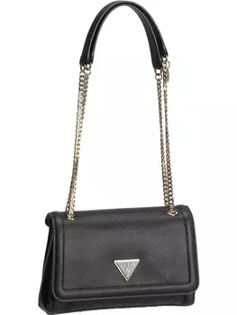 Сумка через плечо Guess Noelle Convertible Crossbody Flap, черный