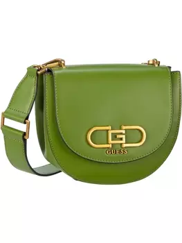 Сумка через плечо Guess Saddle Bag Fleet Mini Saddle Crossbody, цвет Bottle Green