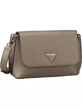 Сумка через плечо Guess Umhngetasche Meridian Flap Crossbody, цвет Pewter