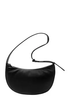 Сумка через плечо Half-Moon PULL&BEAR, черный
