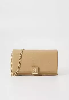 Сумка через плечо HER FLAP CHAIN Tommy Hilfiger, бежевый