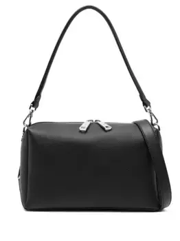 Сумка через плечо из кожи с логотипом Lui среднего размера FENDI, черный