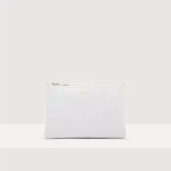 Сумка через плечо из зерненой кожи Coccinelle BEST CROSSBODY SMALL, белый