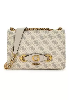 Сумка через плечо IZZY MIT 4G-LOGO Guess, mehrfarbig/grau