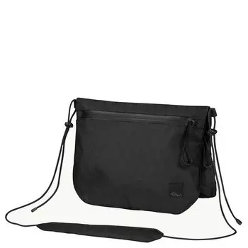 Сумка через плечо Jack Wolfskin Wandermood Bag Umhngetasche 25 см, гранит черный