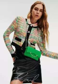 Сумка через плечо K/SEVEN MINI KARL LAGERFELD, базилик зеленый