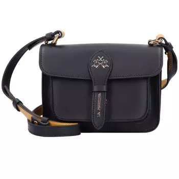 Сумка через плечо La Martina Clarita Mini Bag Umhngetasche Leder 17 см, черный