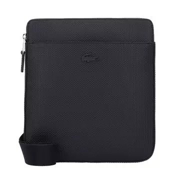 Сумка через плечо Lacoste Chantaco Leder 24 cm, черный