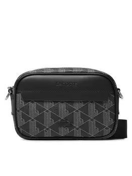 Сумка через плечо Lacoste, черный