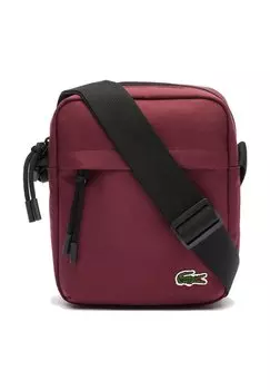 Сумка через плечо Lacoste, темно-красный