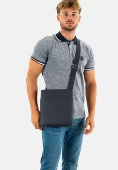 Сумка через плечо Lacoste, темно-синий