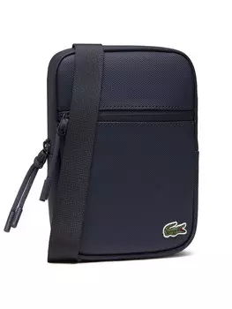 Сумка через плечо Lacoste, темно-синий