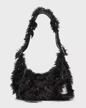 Сумка через плечо Le Cagole XS Balenciaga, цвет Black