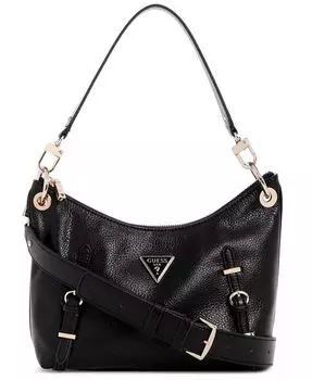 Сумка через плечо Levia Top на молнии Guess, черный