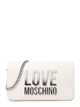 Сумка через плечо Love Moschino, белый